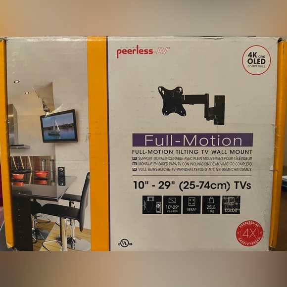 Peerless-AV Full-Motion TV Wall Mount - Picture 1 of 4